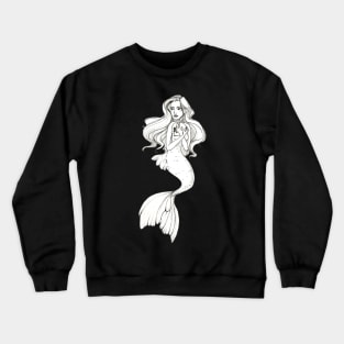 Siren with a skull Crewneck Sweatshirt